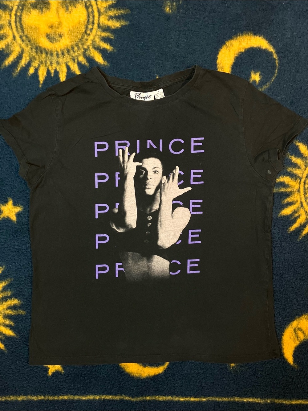 Vintage Band Tee Prince Portrait Parade Album T-Shirt Music Official Merch